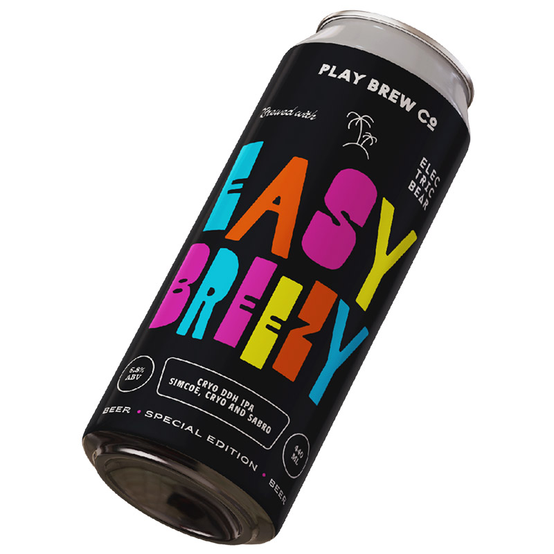 PlayX Electric Bear Easy Breezy DDH Cryo IPA 440ml Cans