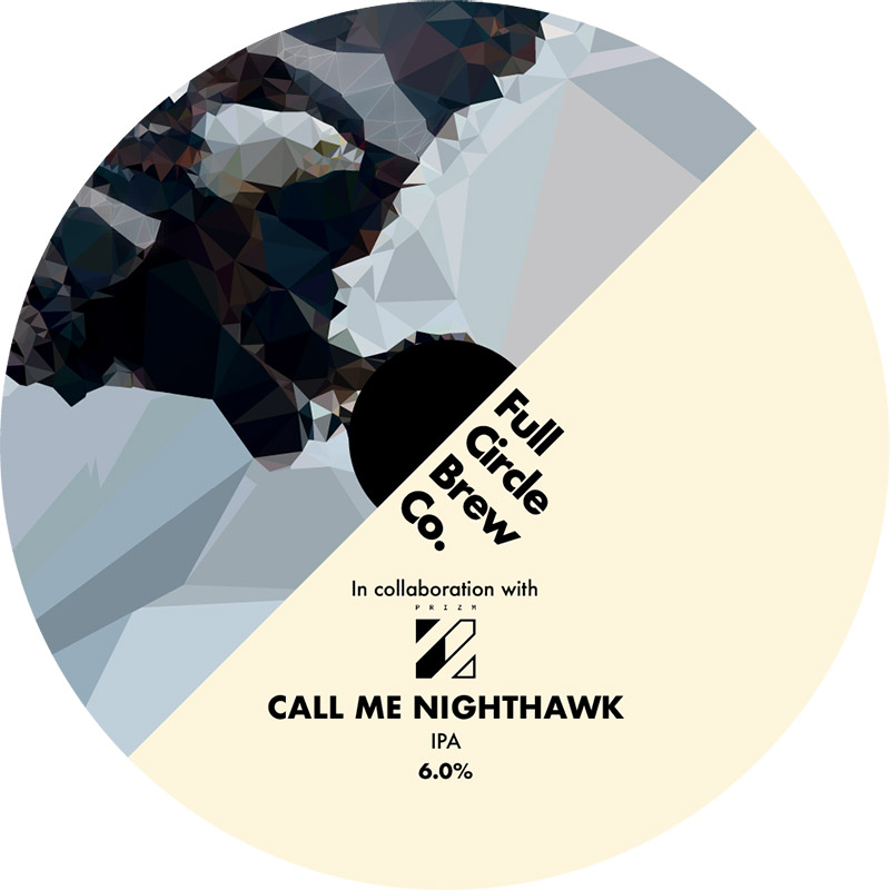 Full Circle X Prism Call Me Night Hawk IPA 30L Keg