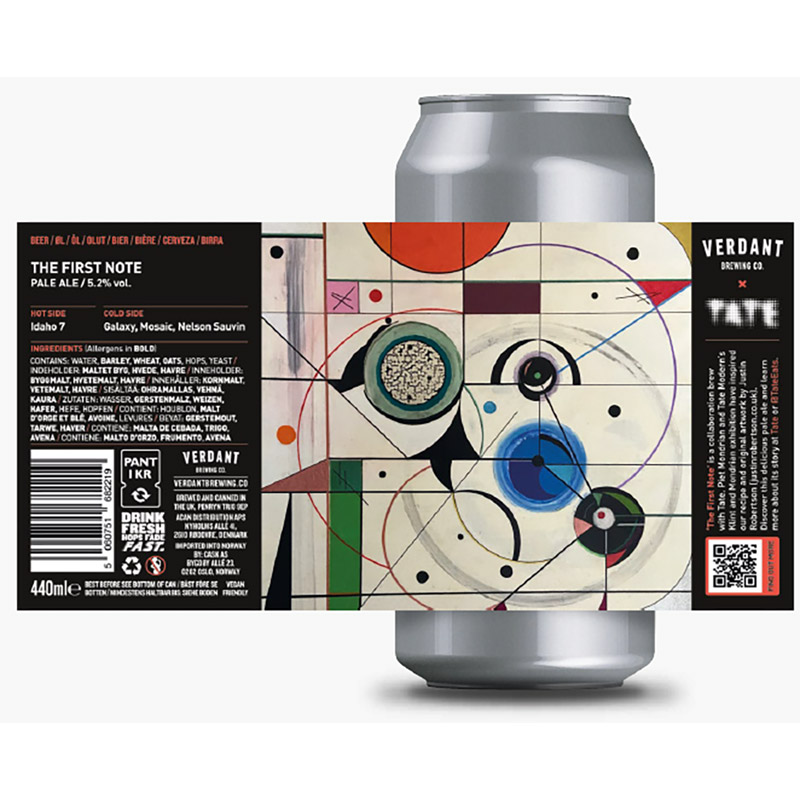 Verdant The First Note X Tate Pale Ale Cans