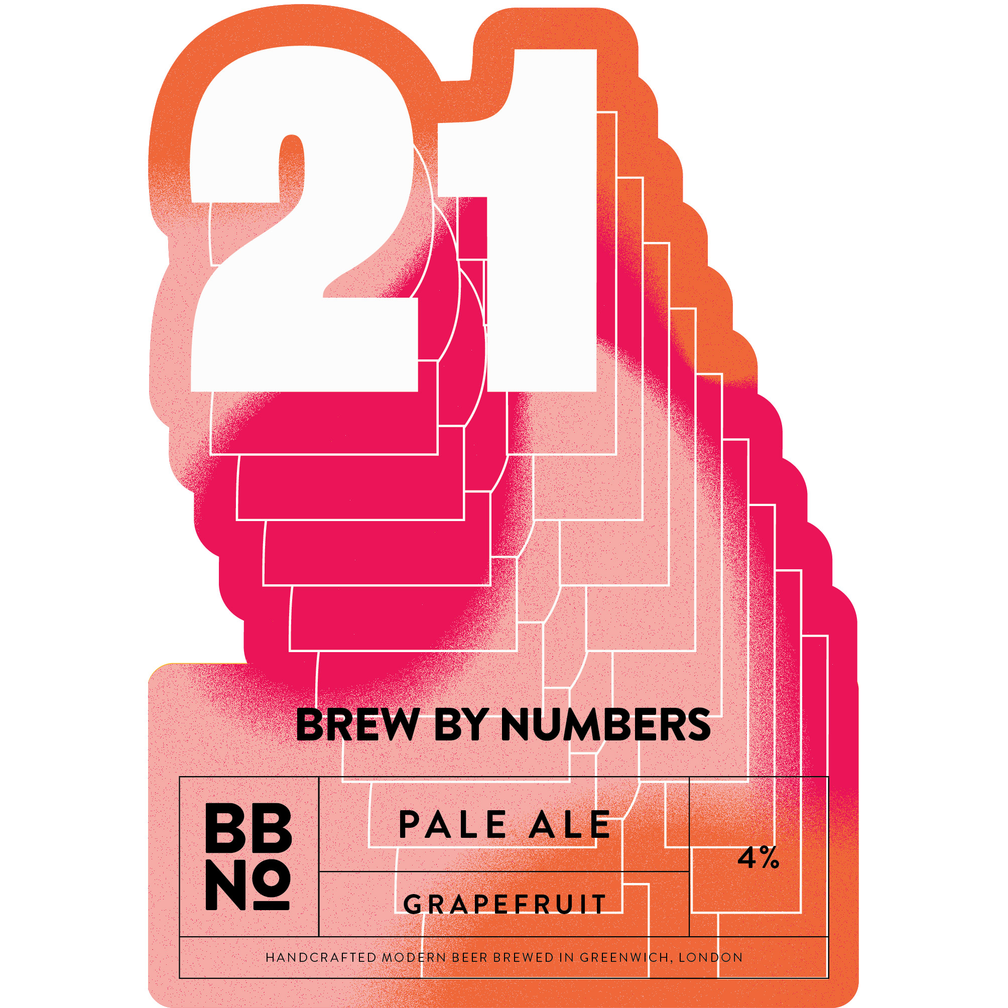 Brew By Numbers 21 Grapefruit Pale Ale 9G Cask