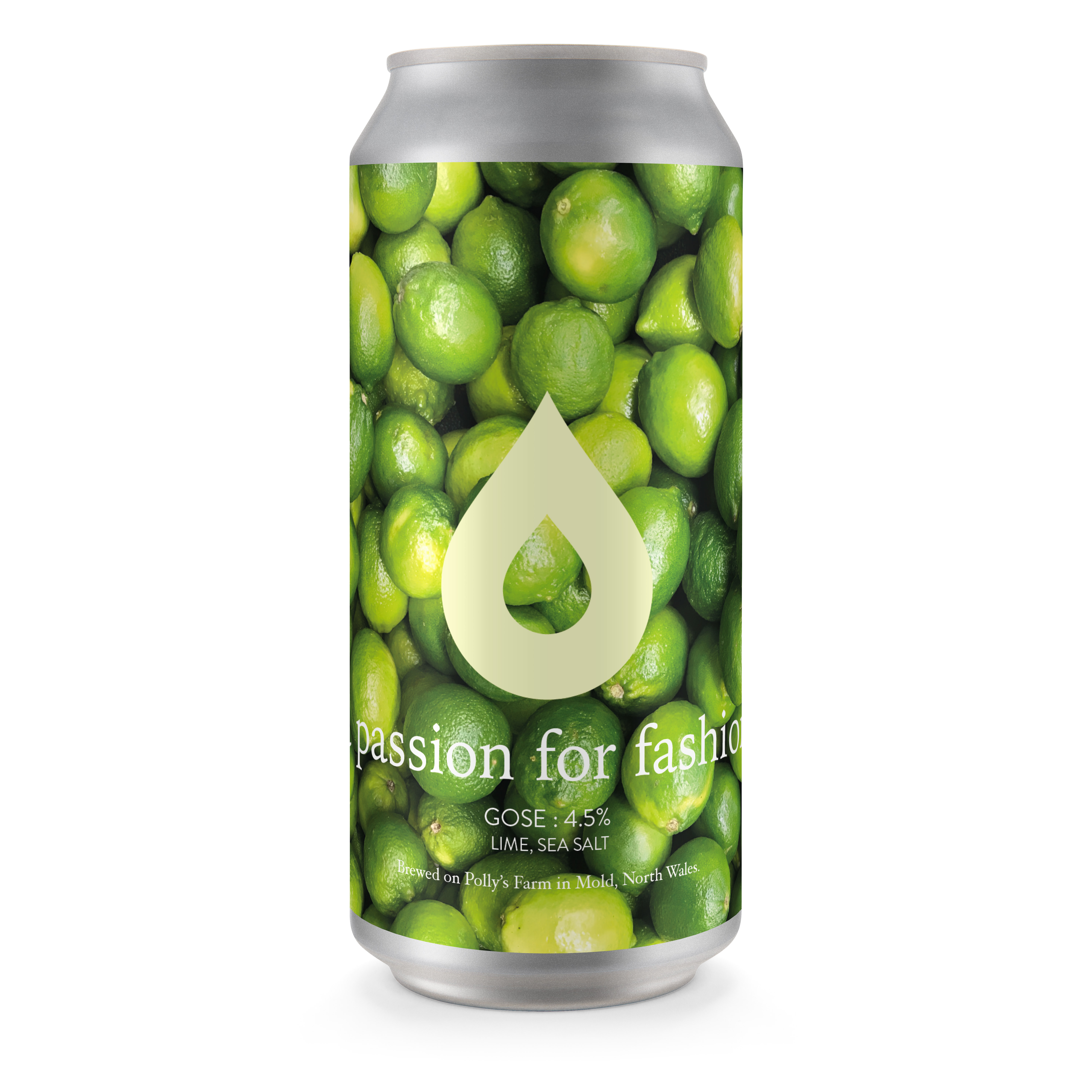 Polly's Brew Co A Passion For Fashion Lime Gose 440ml Cans