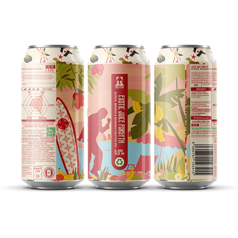 Brew York Exotic Juice Forsyth 440ml Cans