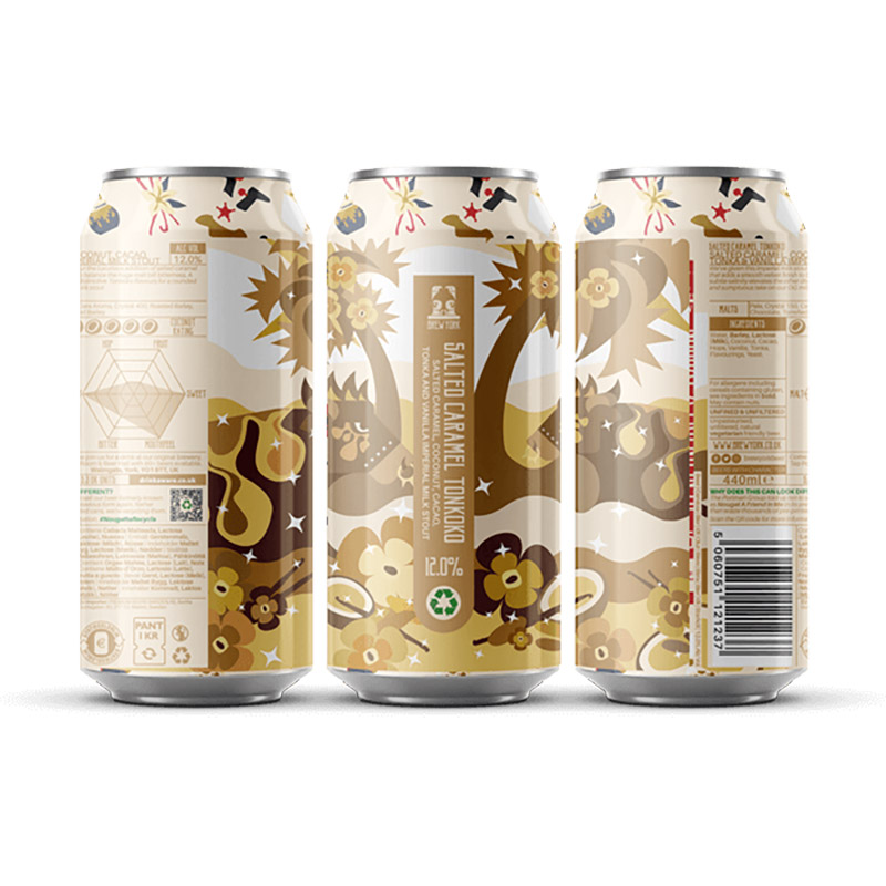 Brew York Salted Caramel Tonkoko Imperial Milk Stout 440ml Cans