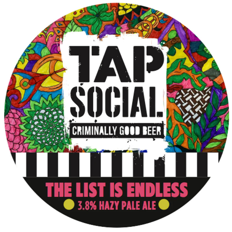 Tap Social The List Is Endless Hazy Pale Ale 30L Keg