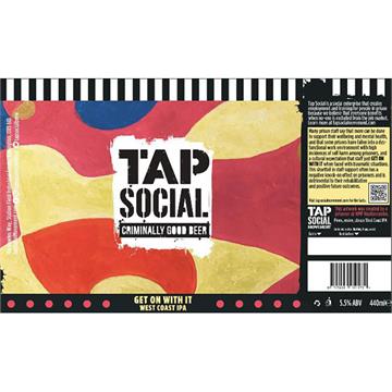 Tap Social Get On With It West Coast IPA 440ml Cans