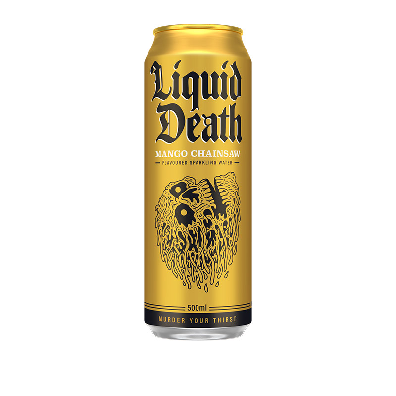 Liquid Death Mango Chainsaw Water