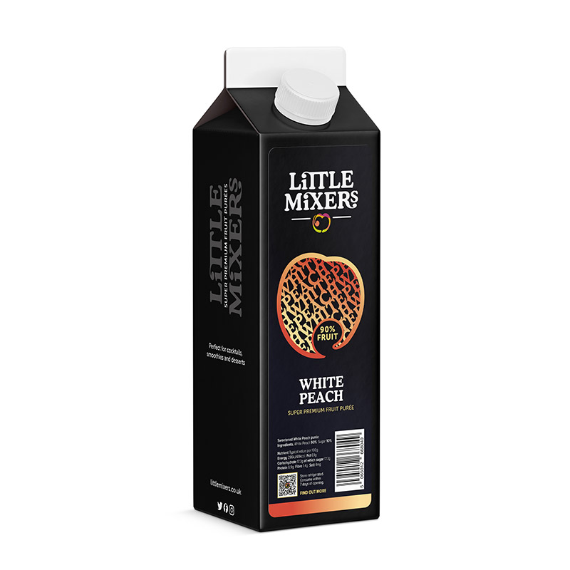 Little Mixers Super Premium White Peach Puree