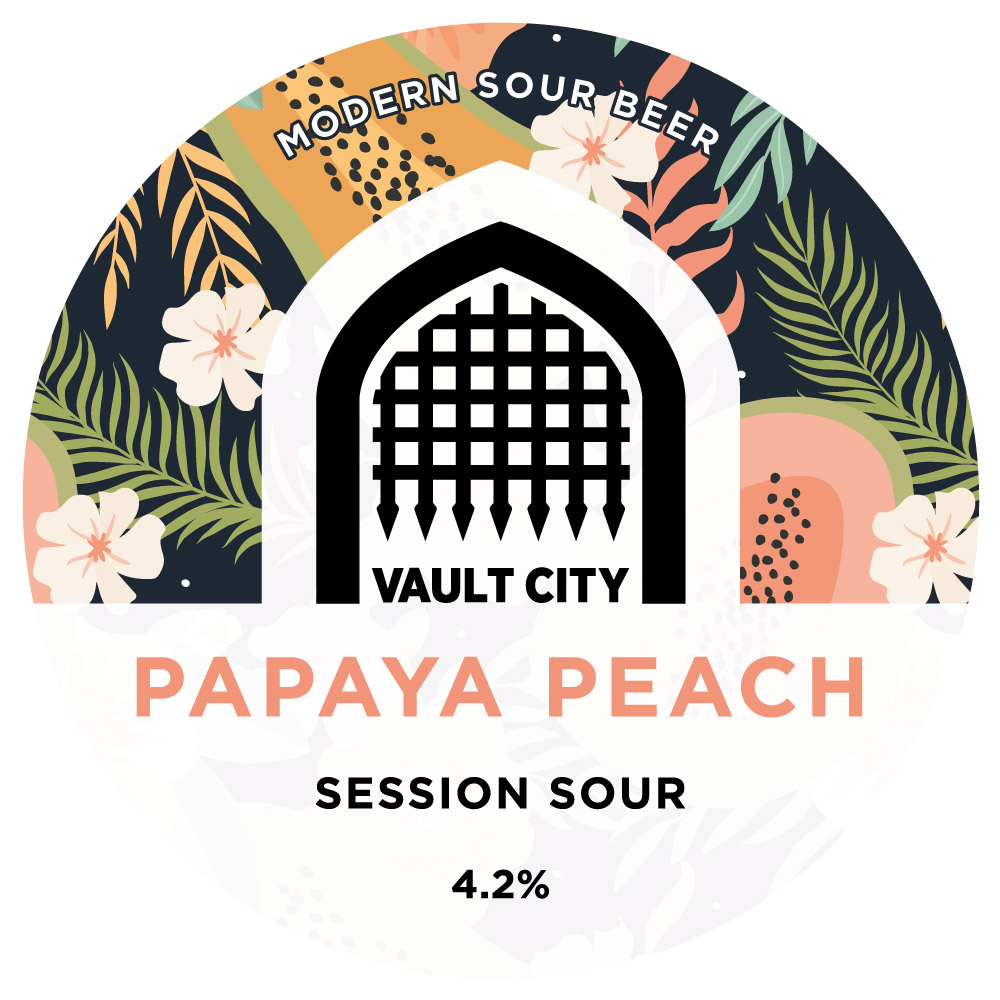 Vault City Papaya Peach Session Sour 20L Keg