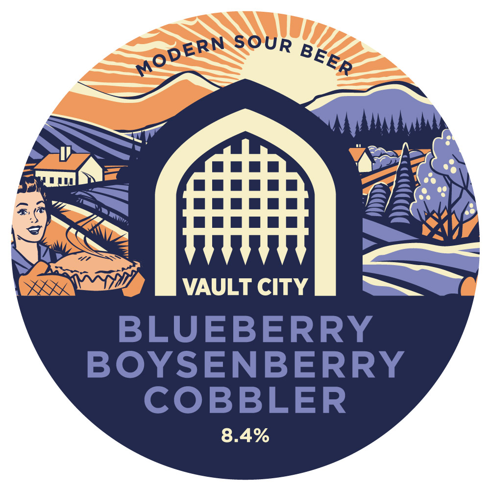 Vault City Blueberry and Boysenberry Cobbler 20L Keg