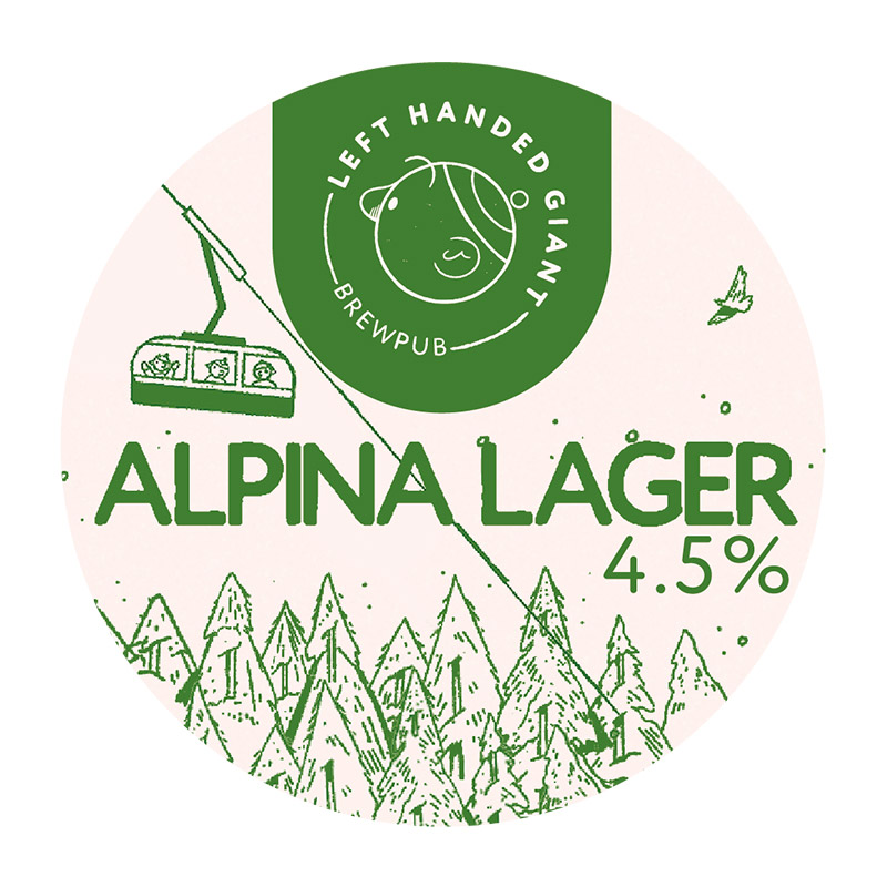 Left Handed Giant Alpina Lager 30L Keg