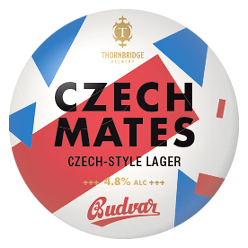 Thornbridge x Budvar CZECH MATES Czech Style Lager 30L