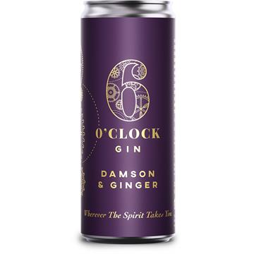6 O'Clock Damson & Ginger G&T Cans