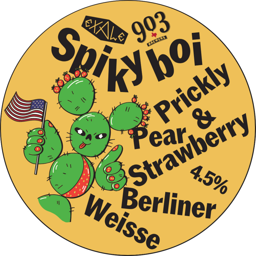 Exale Spiky Boi Prickly Pear & Strawberry Berliner Weisse 20L Keg