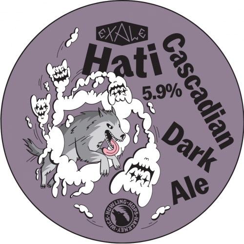 Exale X Howling Hops Hati Cascadian Dark Ale 20L Keg