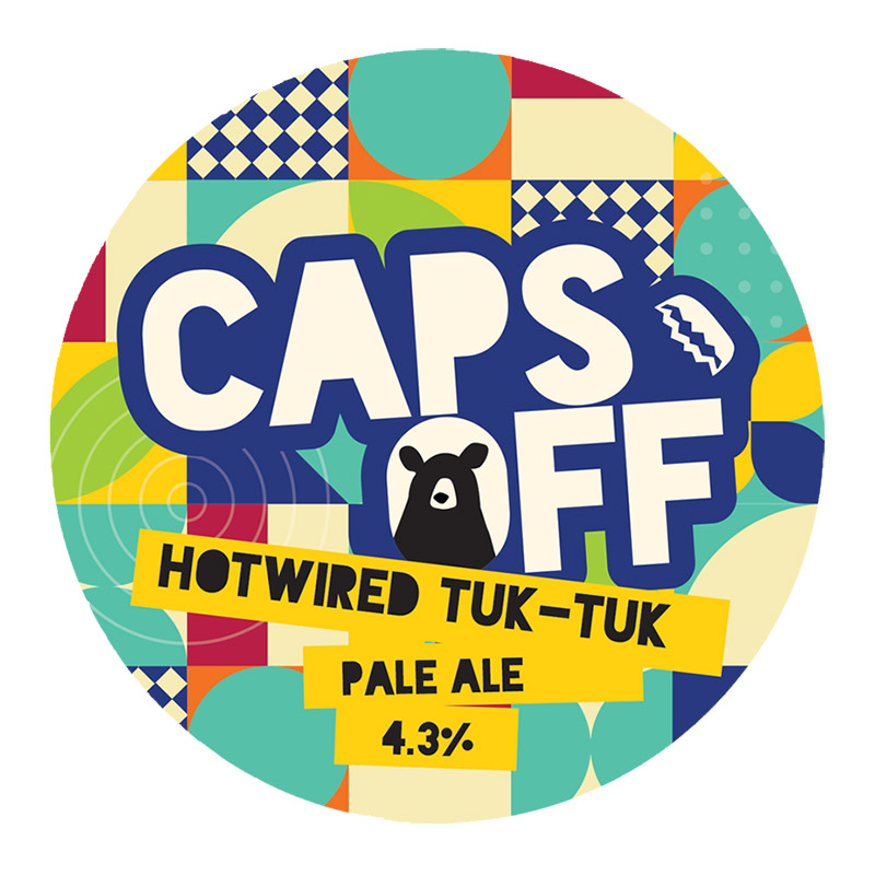 Caps Off Hot Wired Tuk Tuk Pale Ale 9G Cask