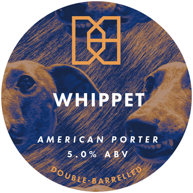Double-Barrelled Whippet American Porter 30L Keg