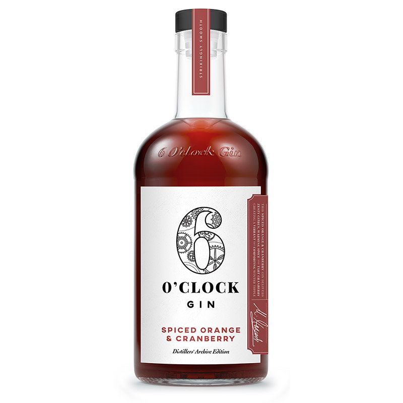 6 O'clock Spiced Orange and Cranberry Gin