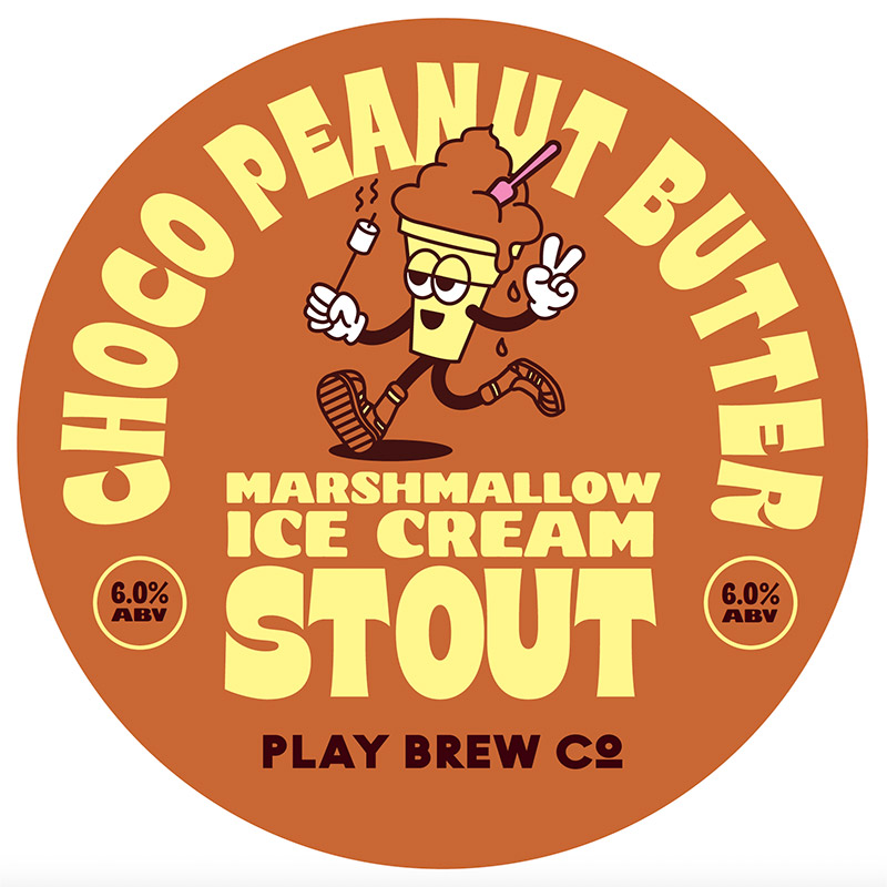 Play Marshmallow and Peanut Butter Milk Stout 30L Keg