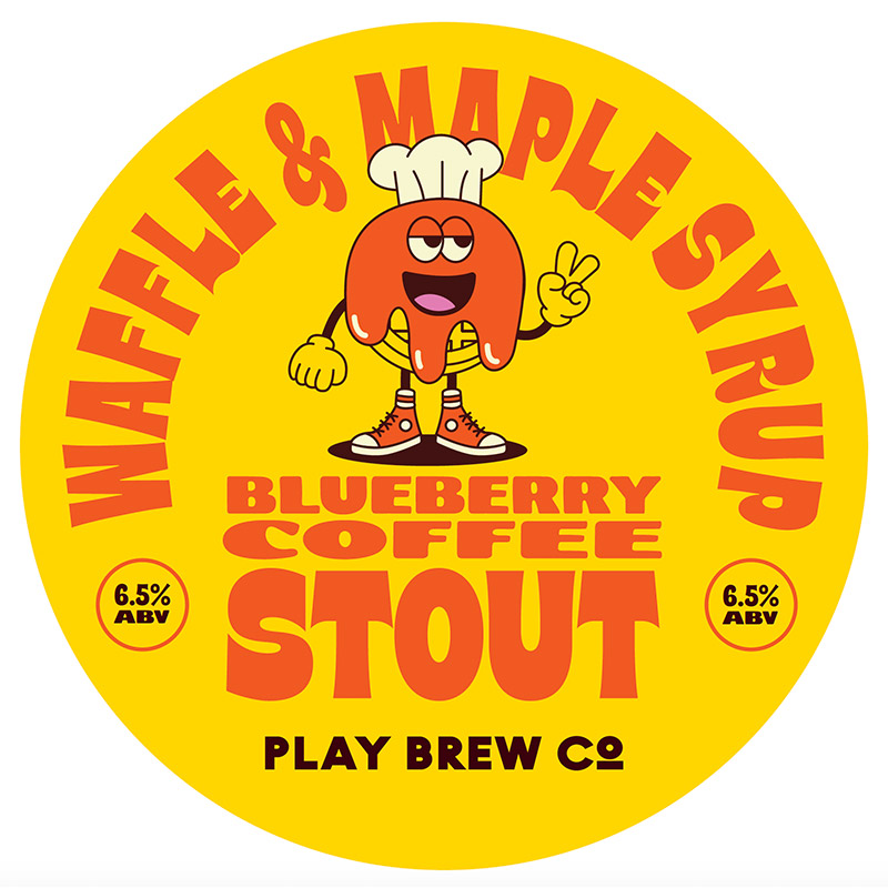 Play Waffle Milk Stout - Coffee, Maple and Blueberry 30L Keg
