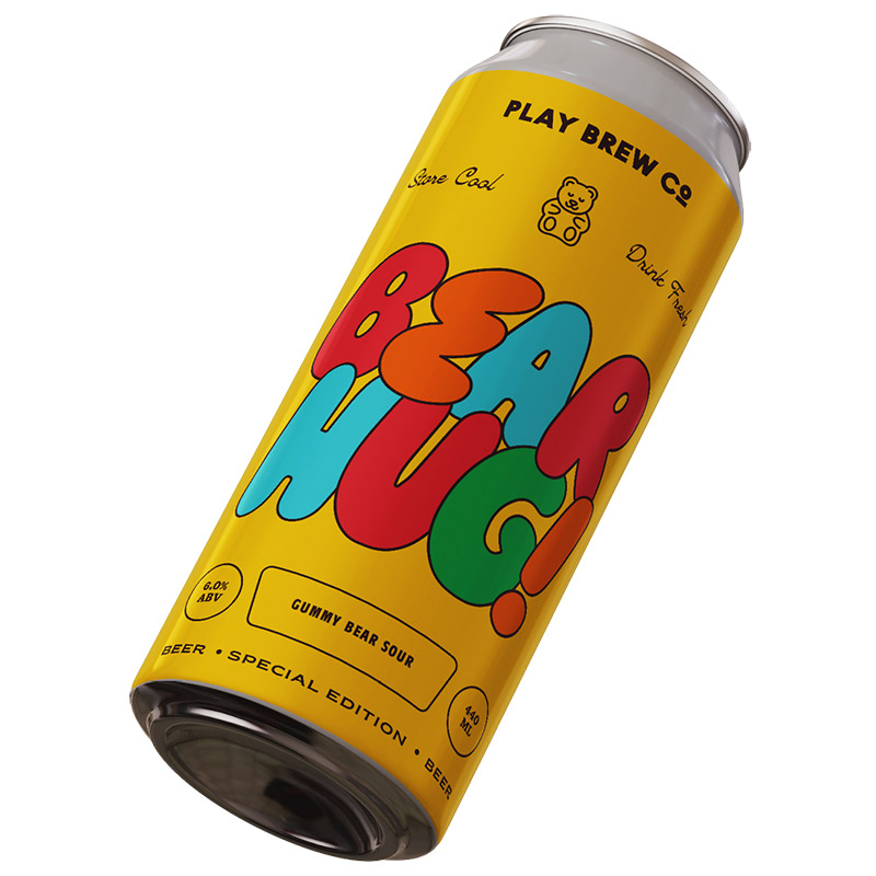 Play Gummy Bear Sour 440ml Cans