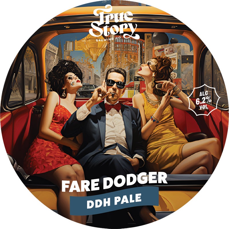 True Story Fare Dodger DDH Hazy Pale 30L Keg