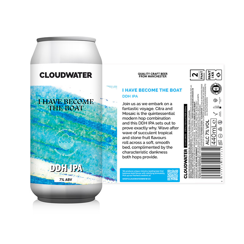 Cloudwater I Have Become The Boat DDH IPA 440ml Cans
