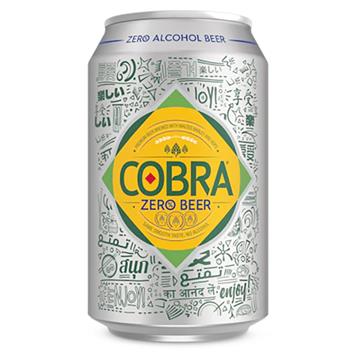 Cobra Beer Zero Low Alcohol 0% 330ml Cans