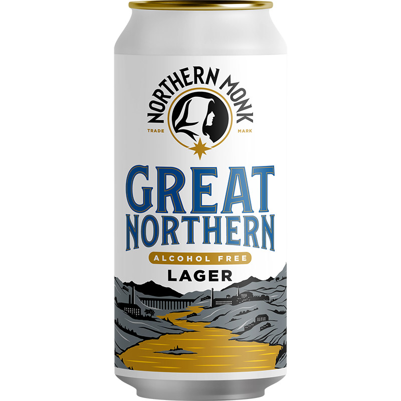 Northern Monk Great Northern Alcohol Free Lager 440ml Cans