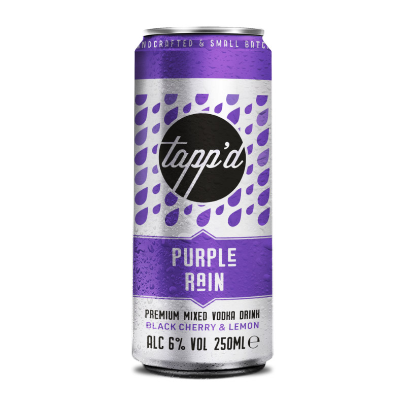 Tapp'd Purple Rain 250ml Cans
