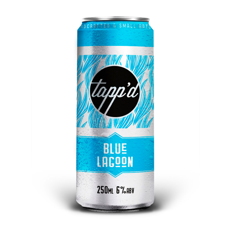 Tapp'd Blue Lagoon 250ml Cans