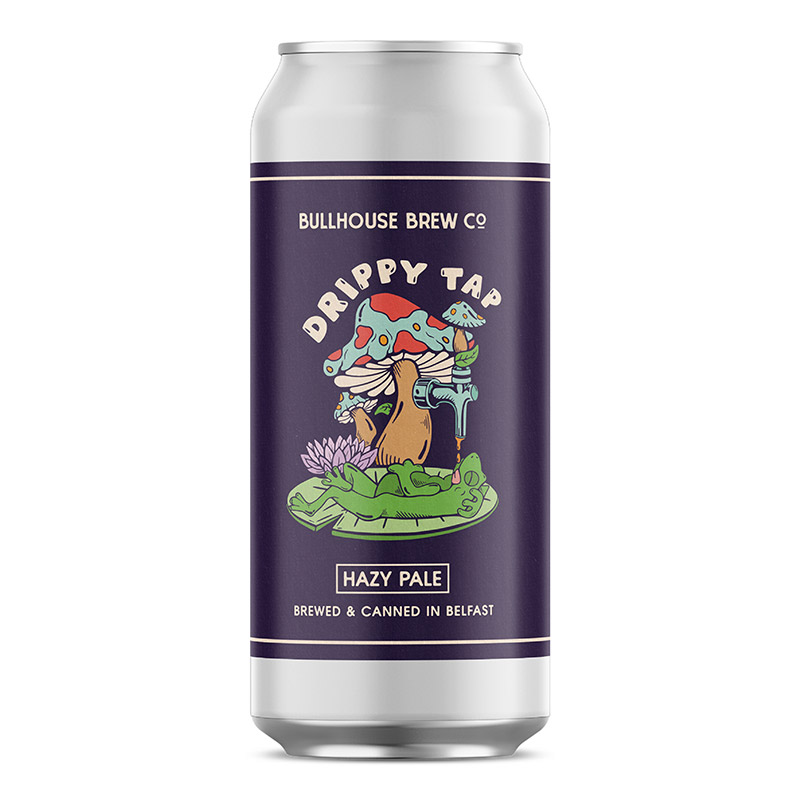 Bullhouse Drippy Tap Hazy IPA 440ml Cans