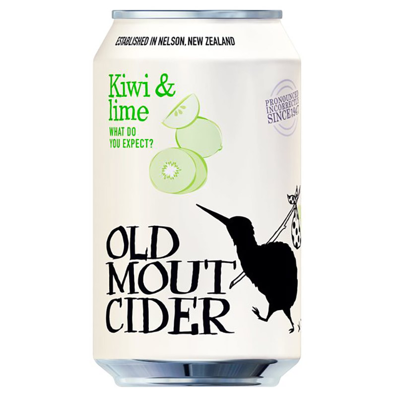 Old Mout Kiwi and Lime Cider 330ml Cans