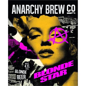 Anarchy Blonde Star Blonde Ale 9G Cask