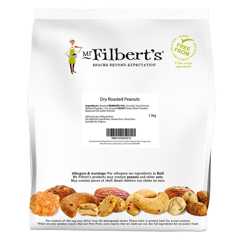 Filberts Dry Roasted Peanuts 1.5kg Bag