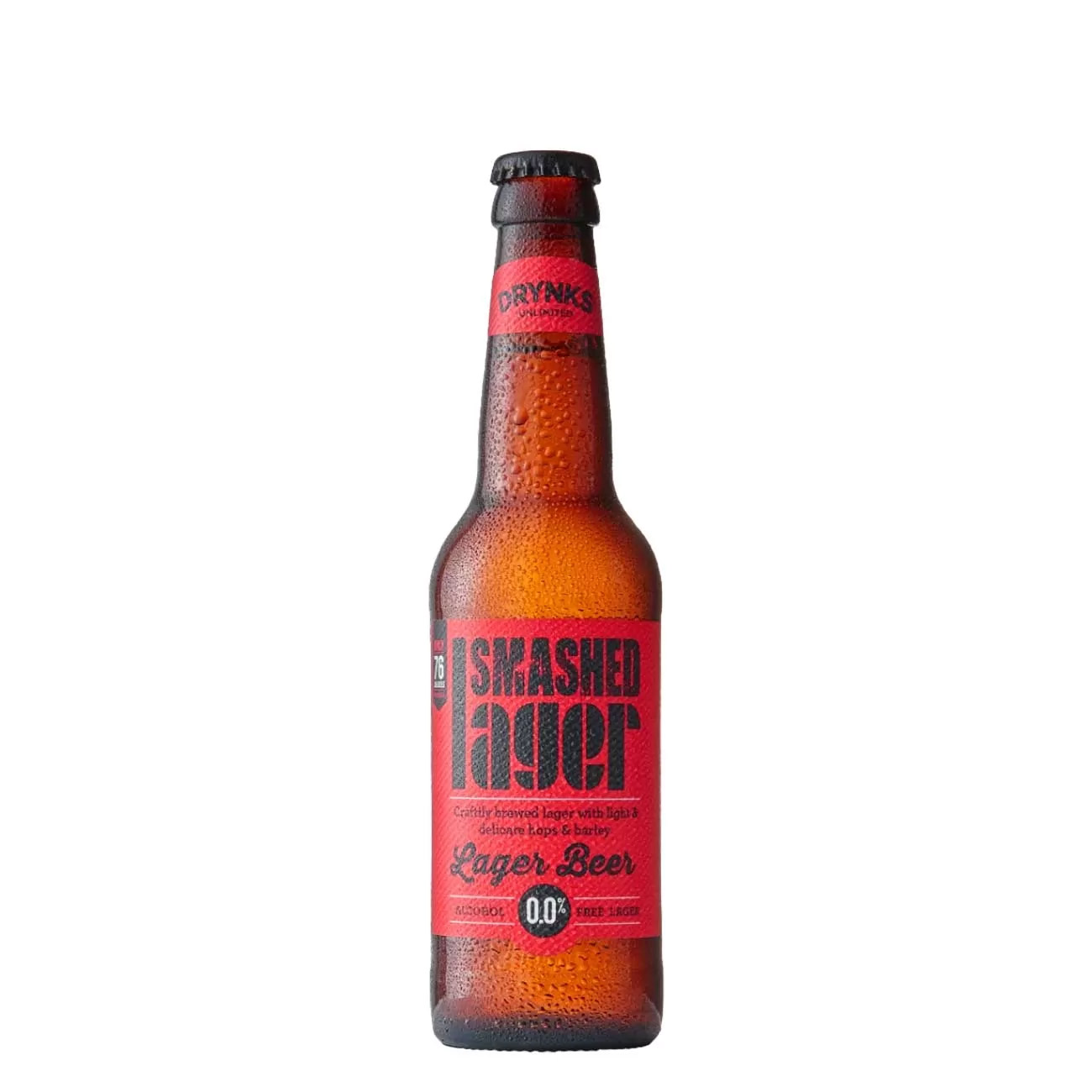 Smashed Alcohol Free Lager 330ml Bottles