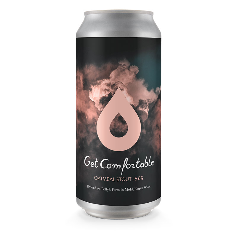 Pollys Get Comfortable Oatmeal Stout 440ml Cans