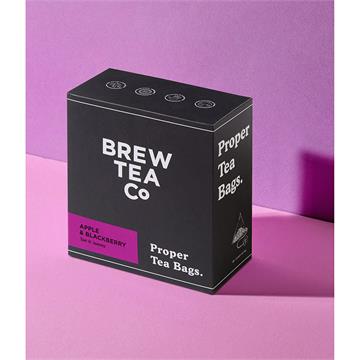 Brew Tea Co Apple and Blackberry Tea Bags x100
