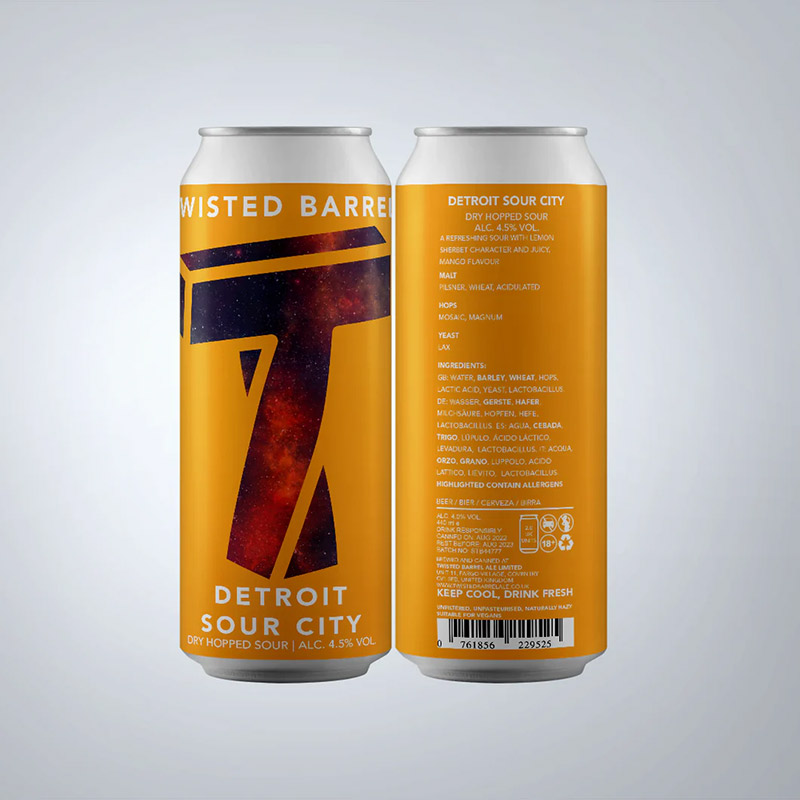 Twisted Barrel Detroit City Sour Cans