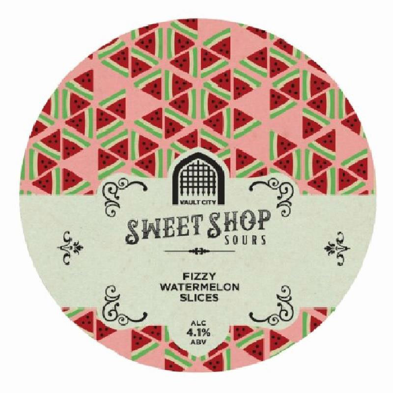 Vault City Sweetshop Sours Fizzy Watermelon Slices 30L Keg