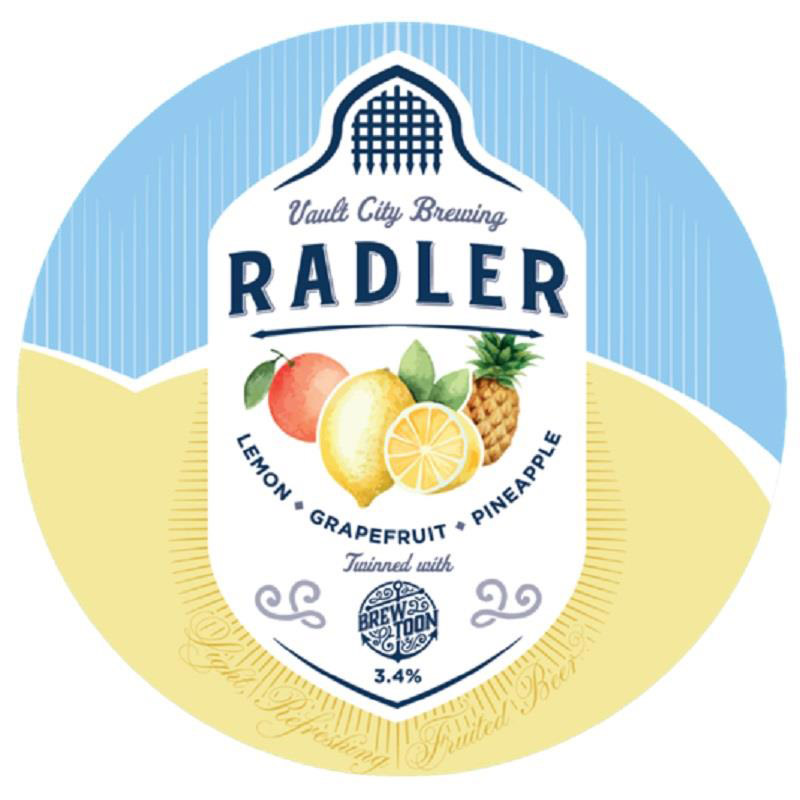 Vault City Lemon Grapefruit Pineapple Radler 20L Keg