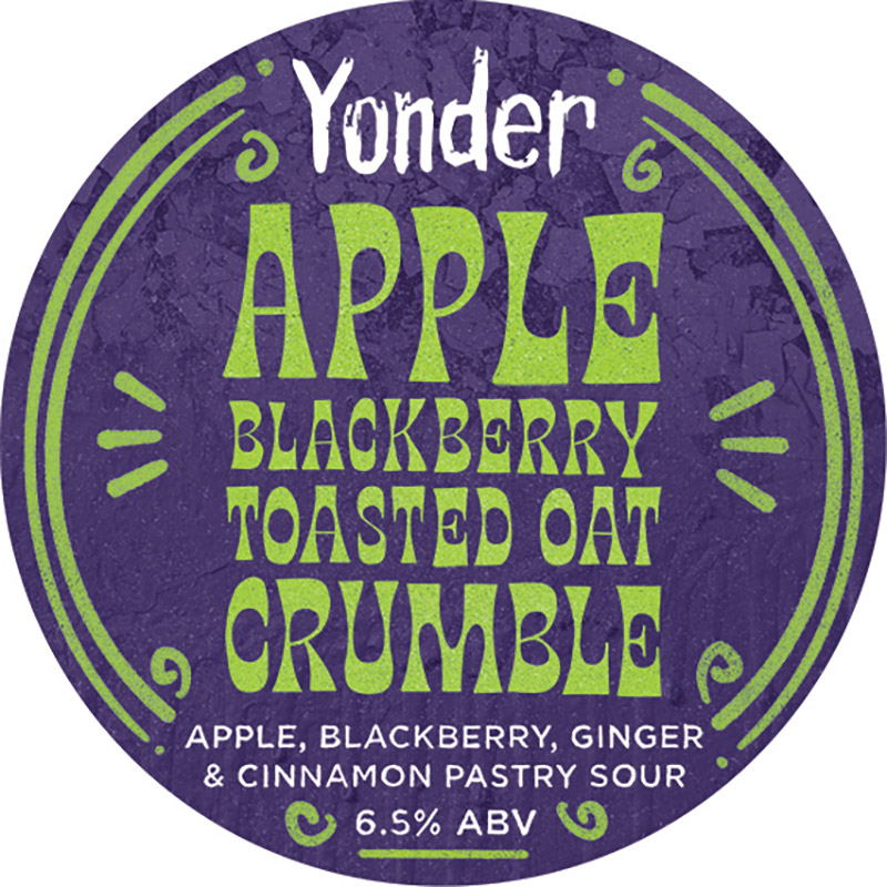 Yonder Blackberry and Toasted Oat Crumble Pastry Sour 20L Keg