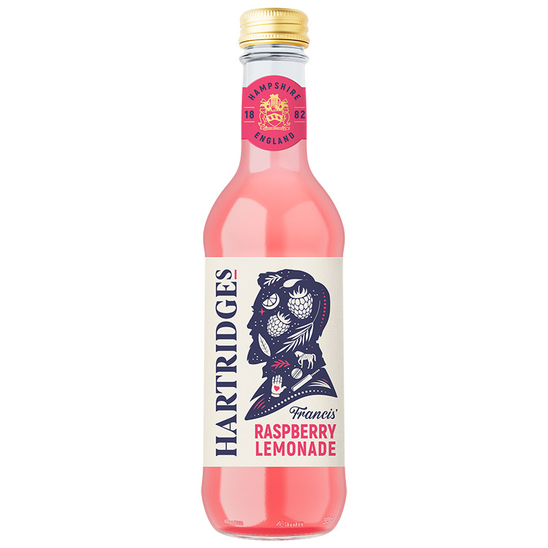 Hartridges Raspberry Lemonade 330ml Bottles