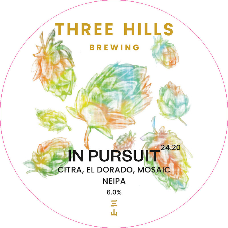 Three Hills In Pursuit 24.20 NEIPA 30L Keg