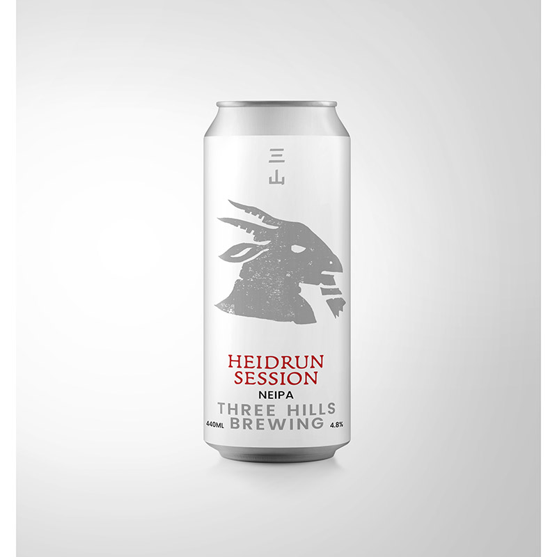 Three Hills Heidrun Session New England IPA 440ml Cans