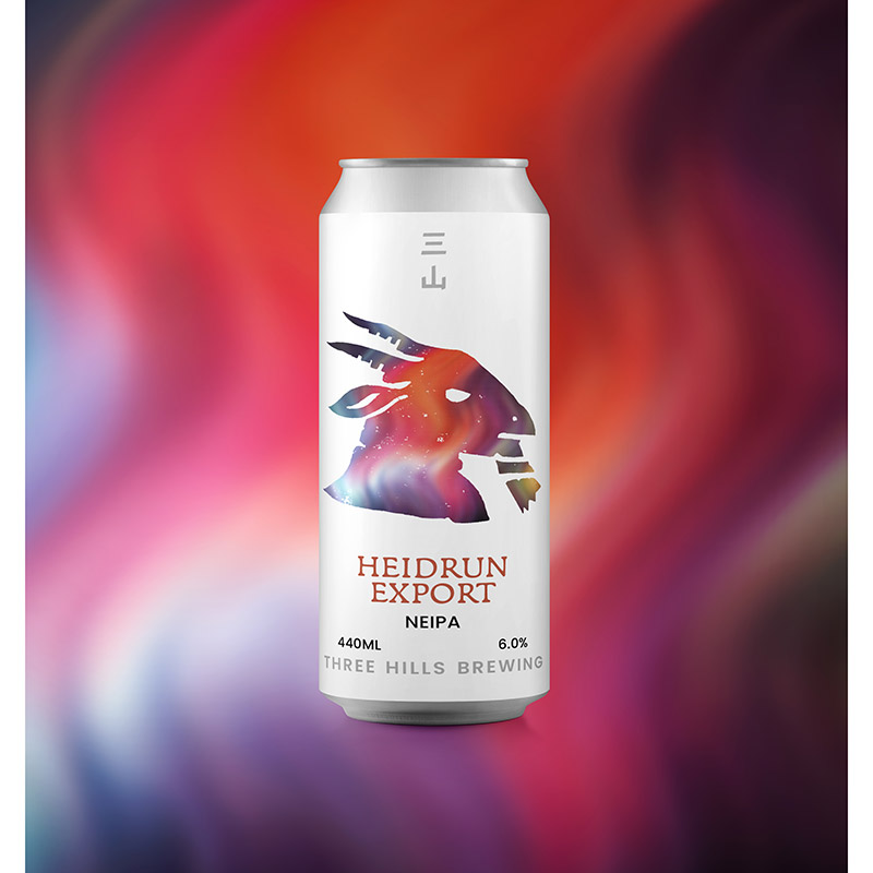 Three Hills Heidrun Export NEIPA 440ml Cans