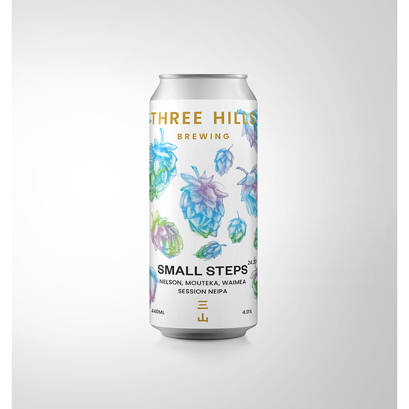 Three Hills Small Steps 24.20 NEIPA 440ml Cans