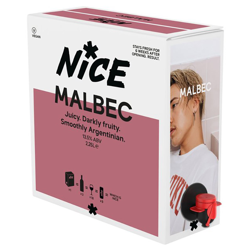 Nice Malbec 4 x 2.25L Bag in Box