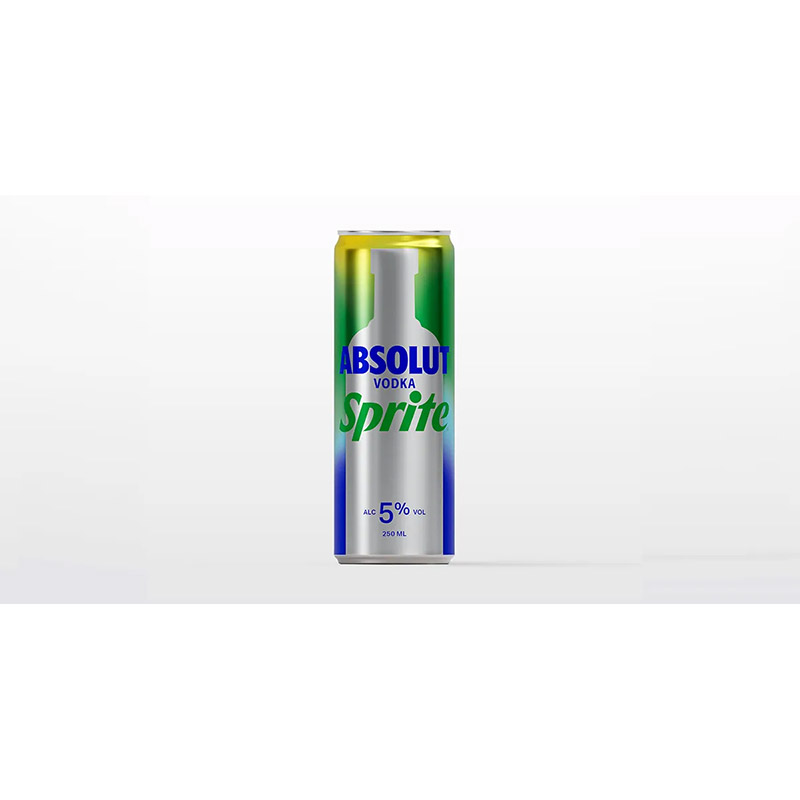 Absolut Vodka & Sprite 250ml Cans