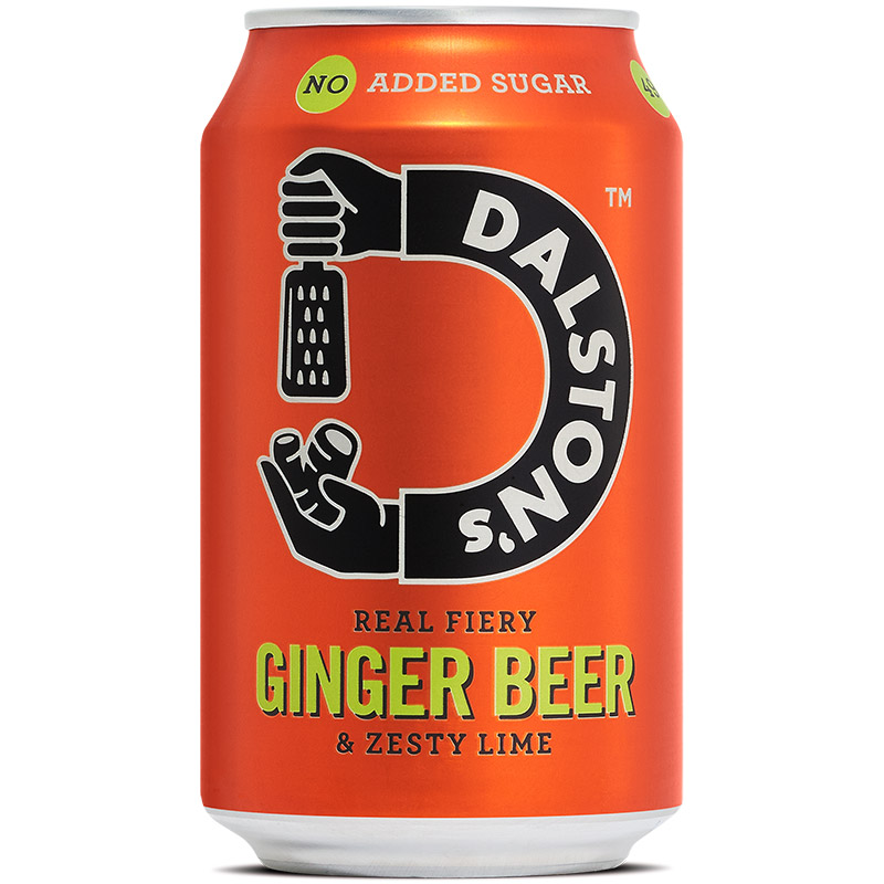 Dalston's Ginger Beer Soda Cans 330ml