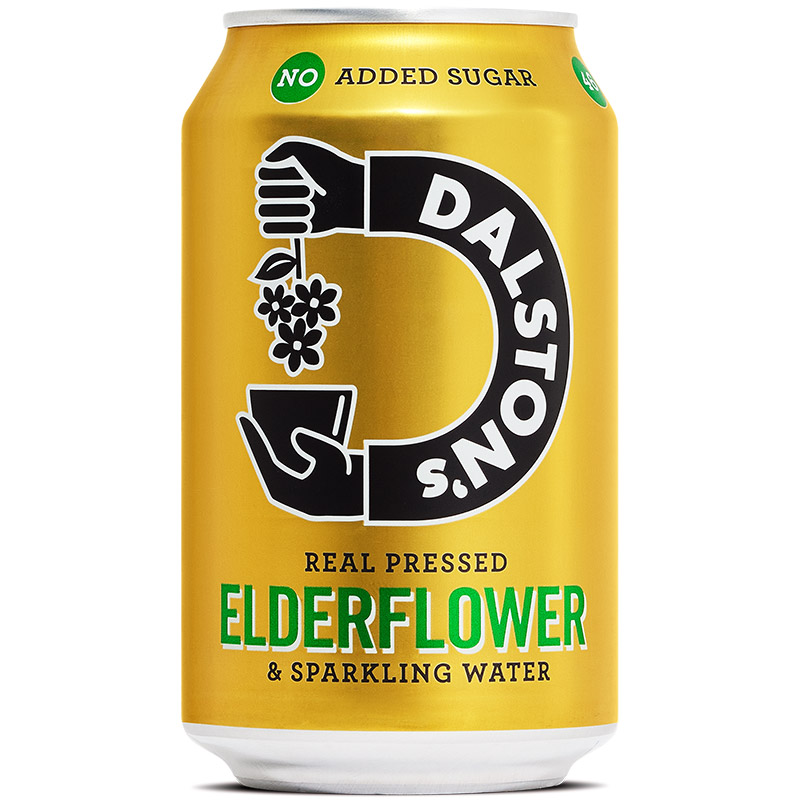 Dalston's Elderflower Soda Cans 330ml